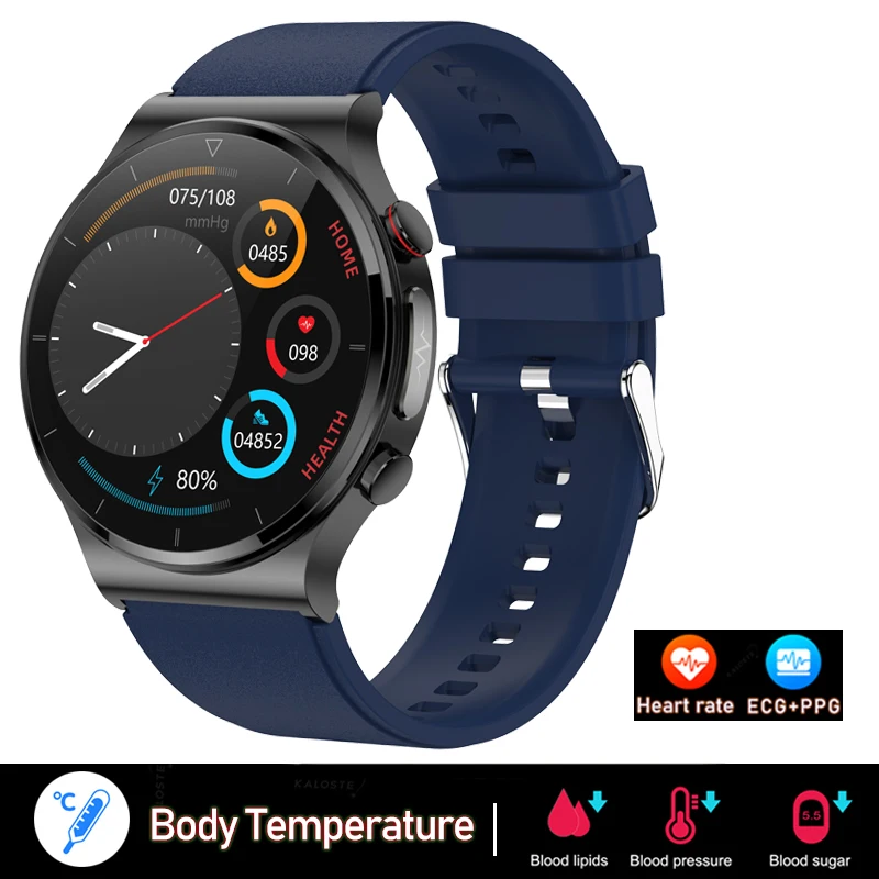 2022 ECG+PPG Smart Watch Men Sangao Laser Health Heart Rate Blood Pressure Fitness Watches IP68 Waterproof Smartwatch For Xiaomi 