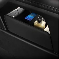 1 pc PU Leather Car Lower Central Console Storage Box Organizer Holder Case for Xpeng Xiao Peng G6 Interior Accessory 6