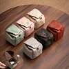 Chinese Simple Teaware Storage Bag Traditional Kung Fu Tea Accessories Portable Travelling Teacup Jewelry Protection Fabric Bags 2