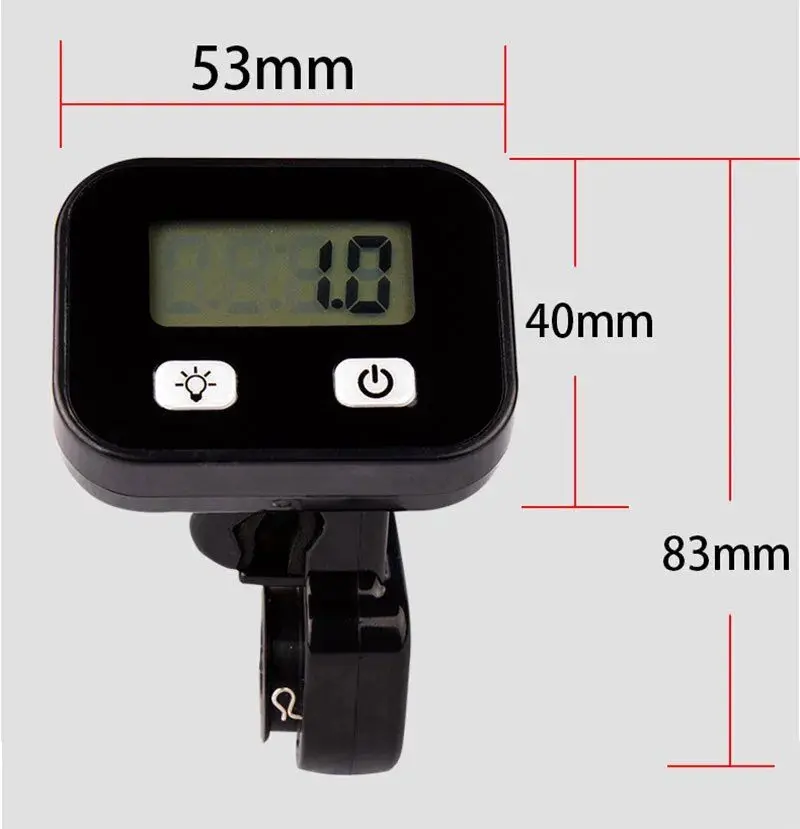 Backlight Waterproof Portable Raft Fishing Line Length Counter Digital Fishing Finder Line Length Depth Gauge Accessories Meters fishing accessories,fishing tools,fishing tool,fishing tackle