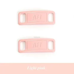Diamond Shoe Charms Fashion Laces Buckle - Premium Metal Shoelace Decorations (Light pink)