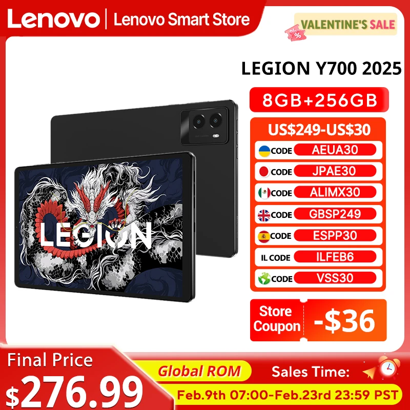 Lenovo LEGION Y700 2025 タブレット Snapdragon 8 Gen 3 オクタコア