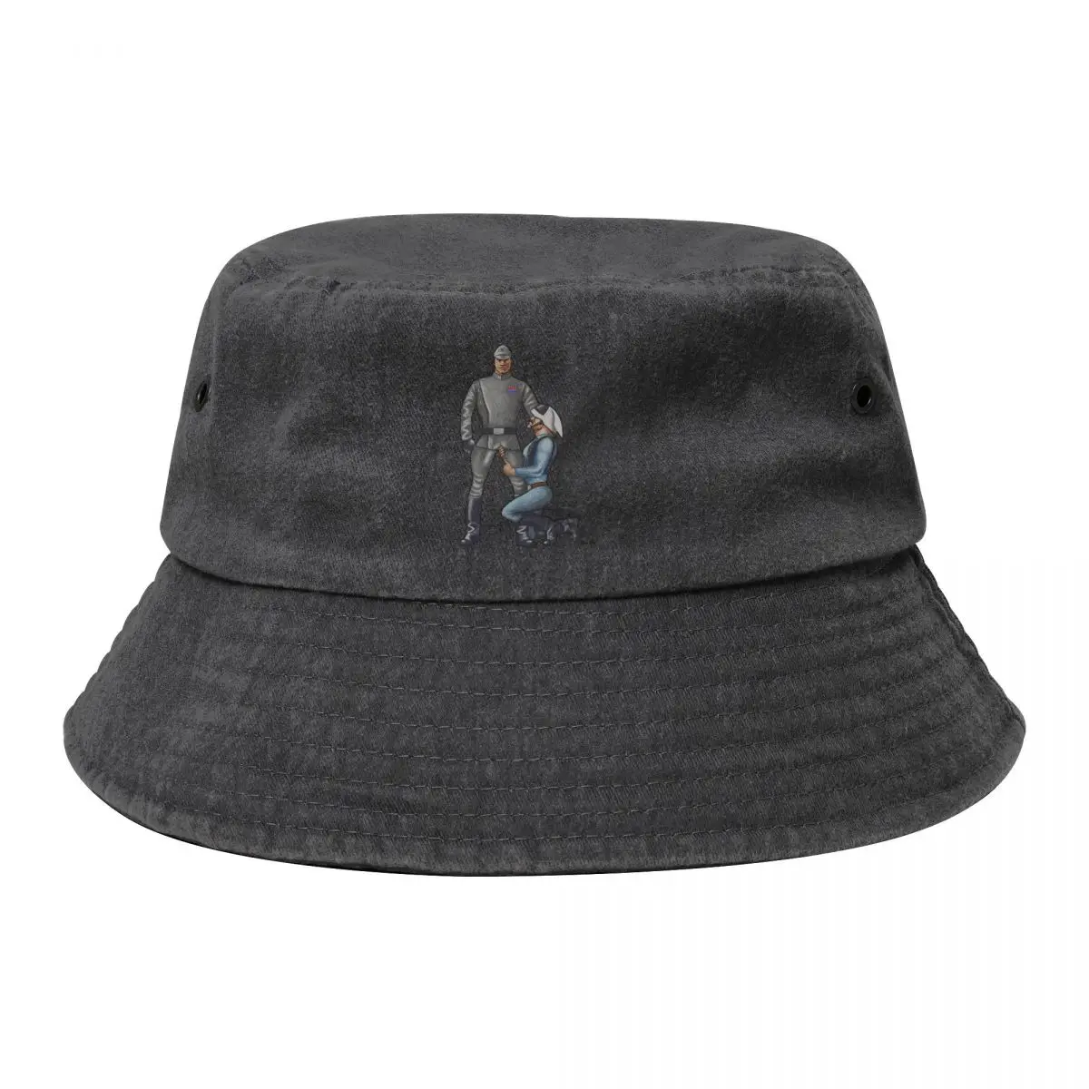 

Tom Of Death Star Racerback Cowboy Denim Fisherman Hat With Printing
