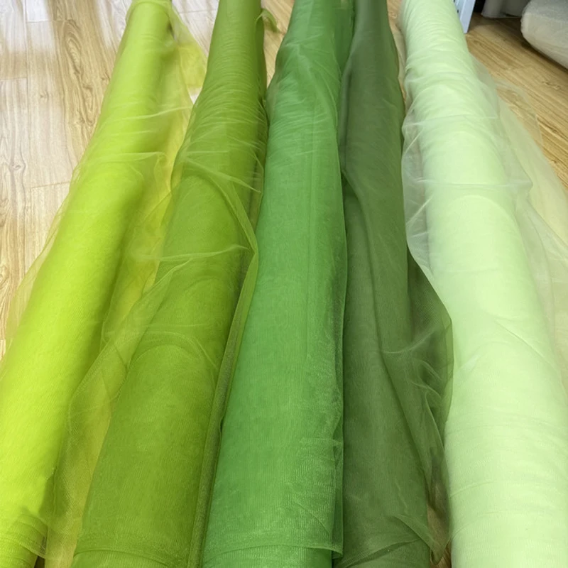Avocado Sage Green Soft Tulle Fabric for Wedding and DIY Decorations