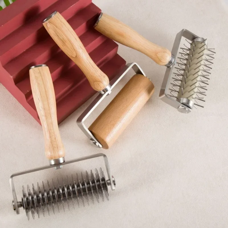 Pizza Dough Roller Creative Baking Tools Pizza Dough Hole Maker Pin Puncher for Cookie Cake Pie Pastry Bread Accessories