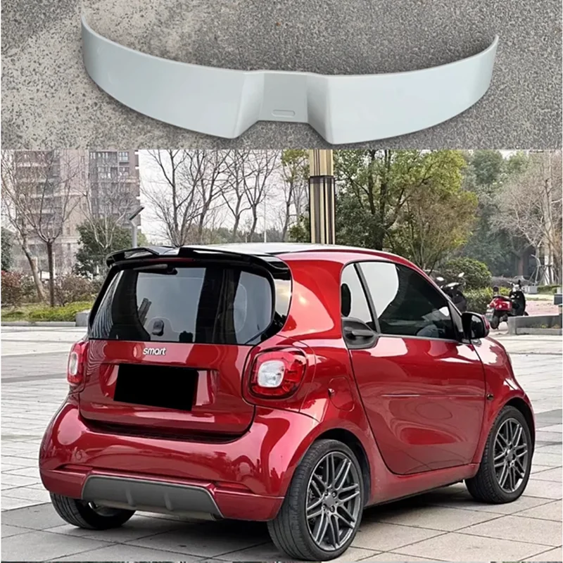 Merced-Benz Smart Fortwo Fourfour 453 하이 퀄리티 ABS 플라스틱 소재, 도색되지 않은 프라이머 지붕 스포일러