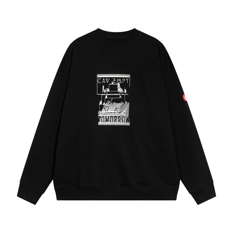 Cav empt CE Sweatshirts Men Woman PATCH CREW NECK Hoodie Vintage  