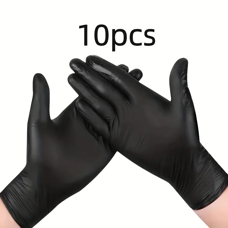 20/50/100pcs Heavy Duty Disposable Nitrile Gloves Waterproof Home Cleaning, Kitchen, Outdoor Household Cleaning Gloves