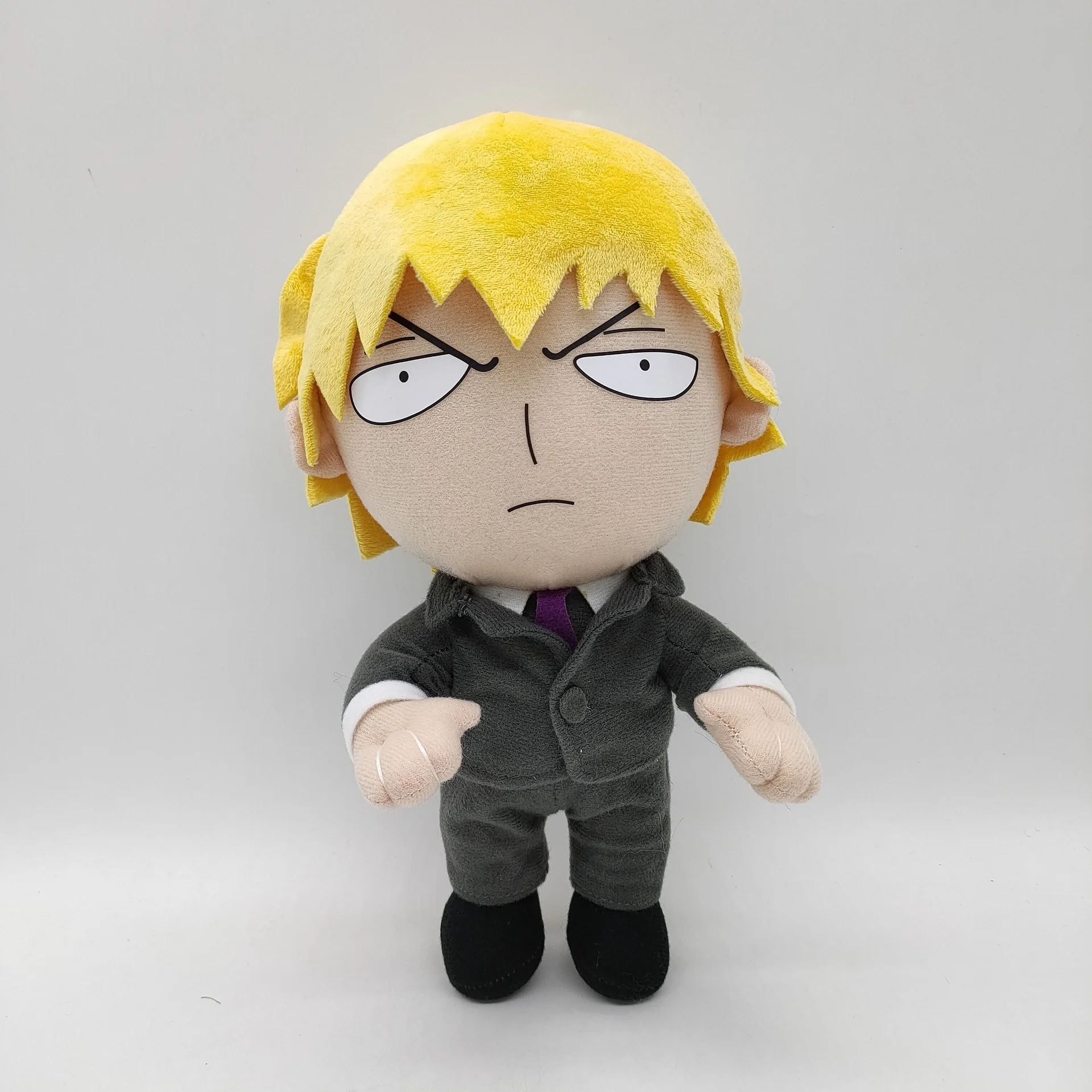 27cm Kawaii Mob Psycho 100 Plush Doll Toy Kageyama Shigeo Reigen Arataka Anime Stuffed Plushies Puppet Toy Kids Gift For Fans