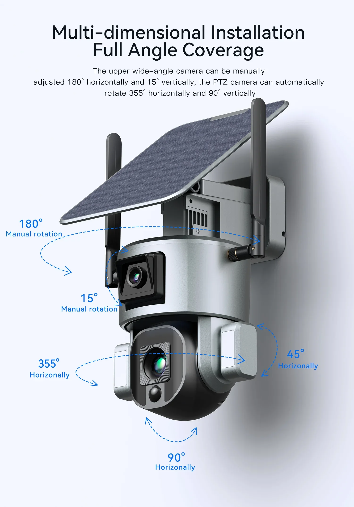 Camera de Surveillance Sans Fil Exterieur avec Batterie l Camera-Optiqua