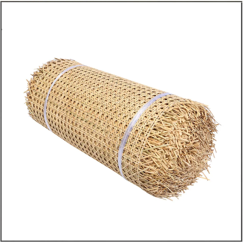 40 45 50 60CM 1metre Natural Rattan Octagonal Decoration Cane Webbing Real Indonesia Rattan Wall Decor Furniture Repair Material