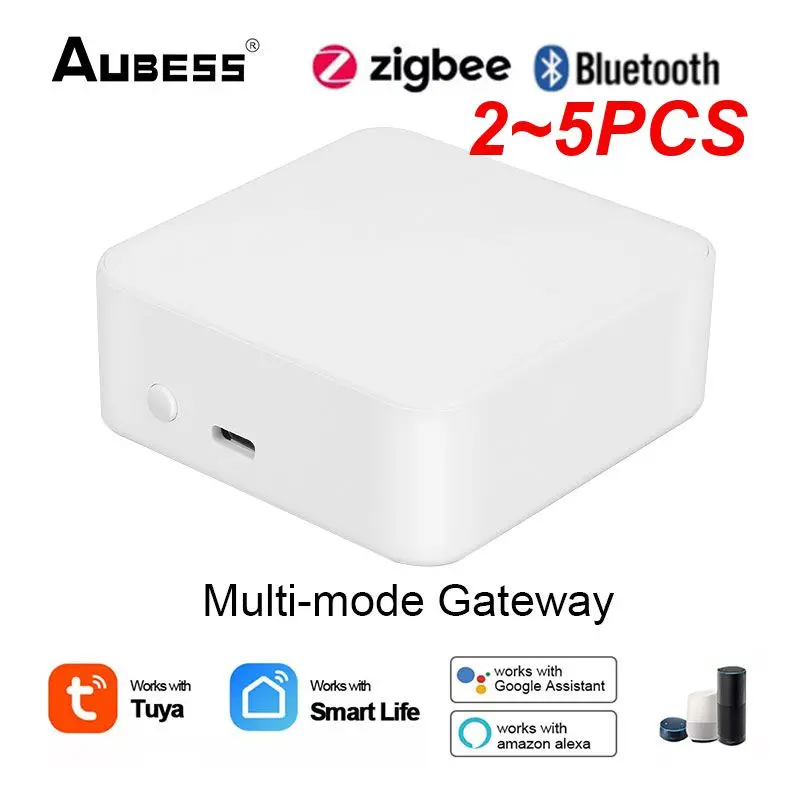 

2~5PCS Multi-mode Gateway Tuya Smart Home Bluetooth Mesh Hub Smart Life Remote Controller Works With Alexa Echo