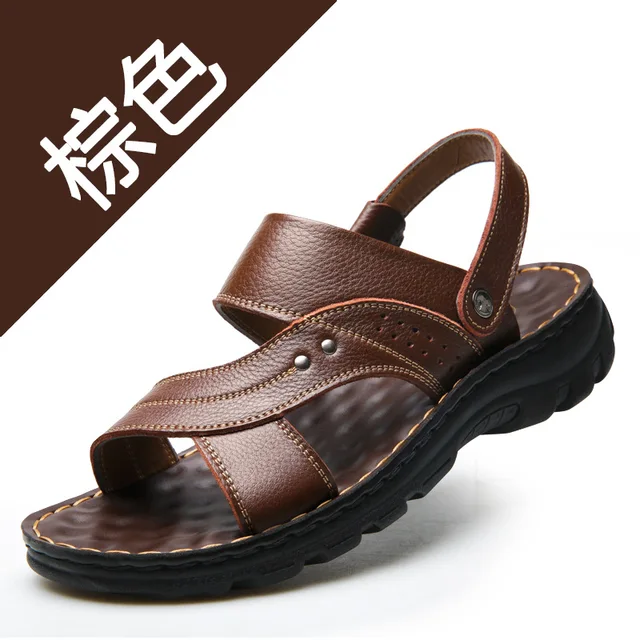 Super Leather Summer Shoes Men Fashion Sandals | Southern Polished Men  Sandals - Men's Sandals - Aliexpress