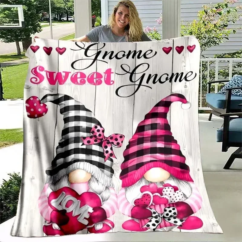 Cute Blanket St. Patrick's Day Green Dwarf Blanket Bedding Quilt Sofa Air Conditioning and Heating Picnic BedroomsBlanket 2