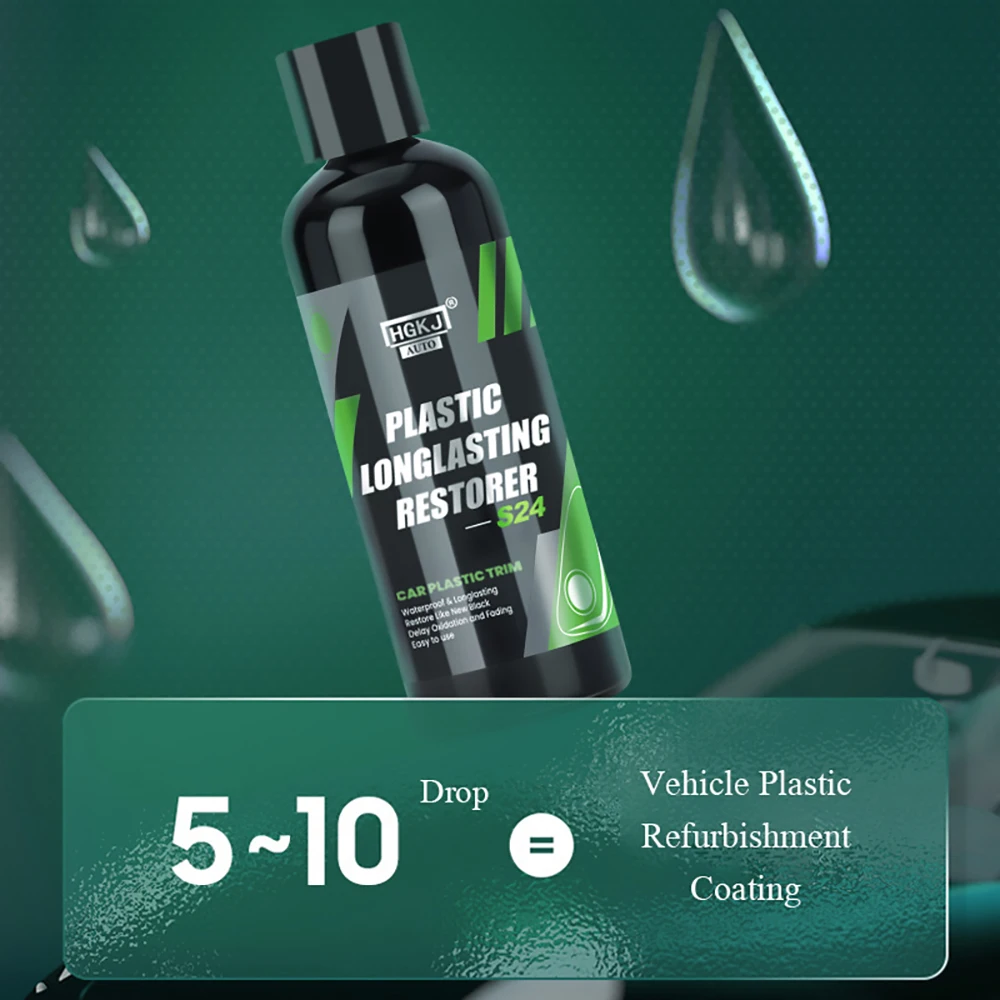 300ML Car Exterior Spray Plastic Restore Agent Leather Repair Kit Auto Coating Renovation Restorer Hydrophobic Coating