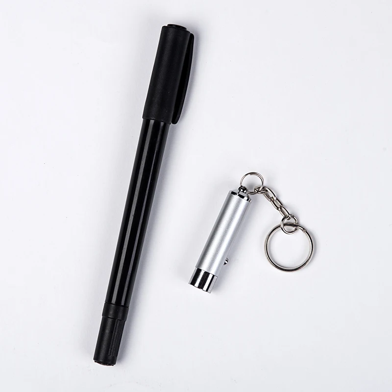 1 pz penna fluorescente invisibile pennarelli a luce UV penna a doppia  punta 0.5mm/1.0