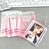 50Pcs Clear Photocard Sleeves INS Photocard Protector Bag Cute Bowknot Print Self-adhesive Opp Self Sealing Bag Card Sleeve Gift 3