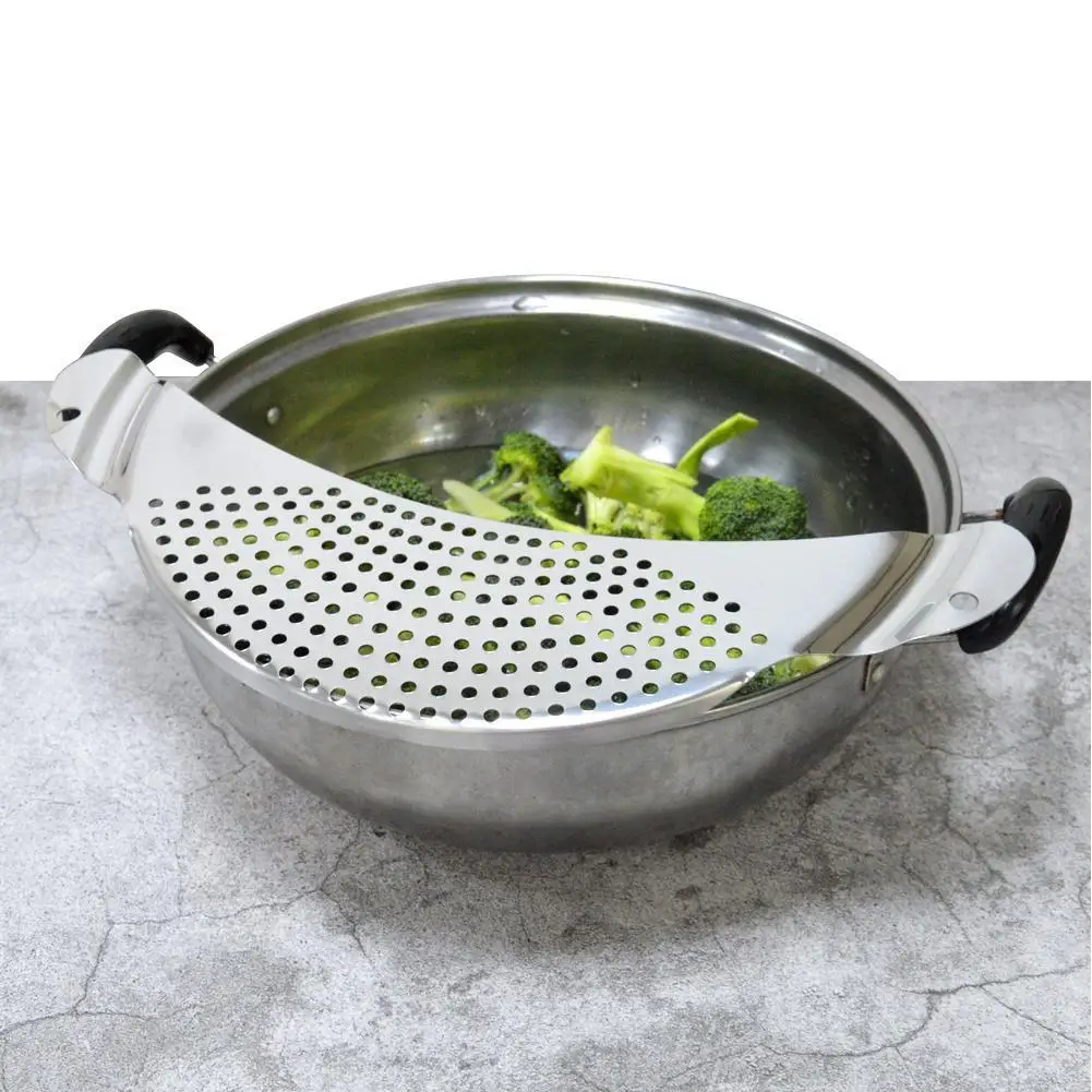 Passoire Japonaise Multifonction – Lave-riz, égouttoir à Pâtes, Fruits Et Légumes – Blanc
