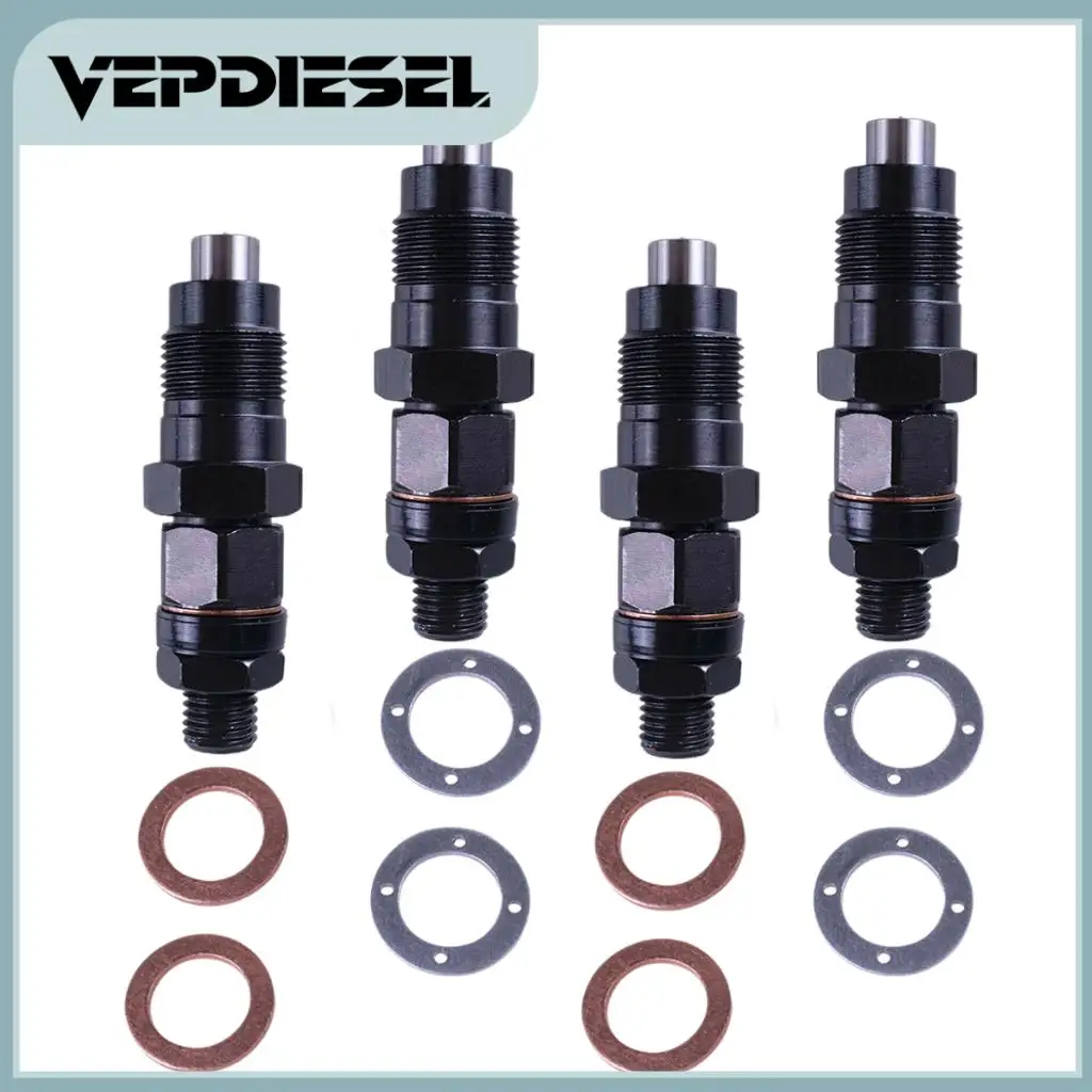 

4x New Diesel Fuel Injectors Fit For Nissan Navara QD32 D22 3.2L 16600-63G21 1660063G21 Auto Engine Repair Parts