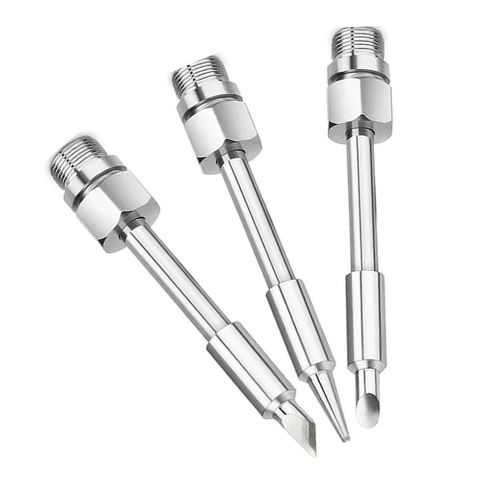 Soldering Iron Tips 3pcs 510 Interface Soldering Iron Head M7*0.5mm Thread Mini Soldering Iron Tips For 8-10W Battery Mainframe