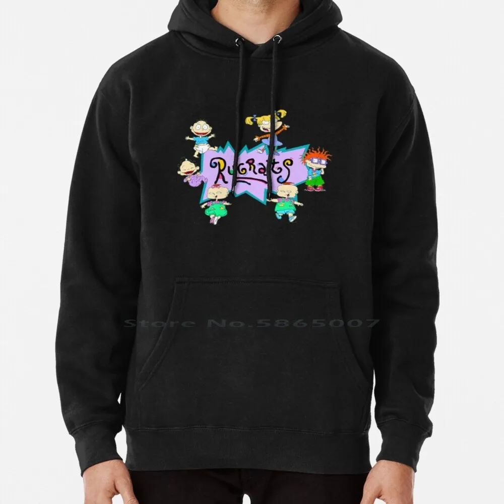 Felpa Con Cappuccio Retrò Maglione 6Xl Cotone Retro Squirting Milk Angelica Children Anni '90 Kids Funny Halloween Christmas Women Teenage Big