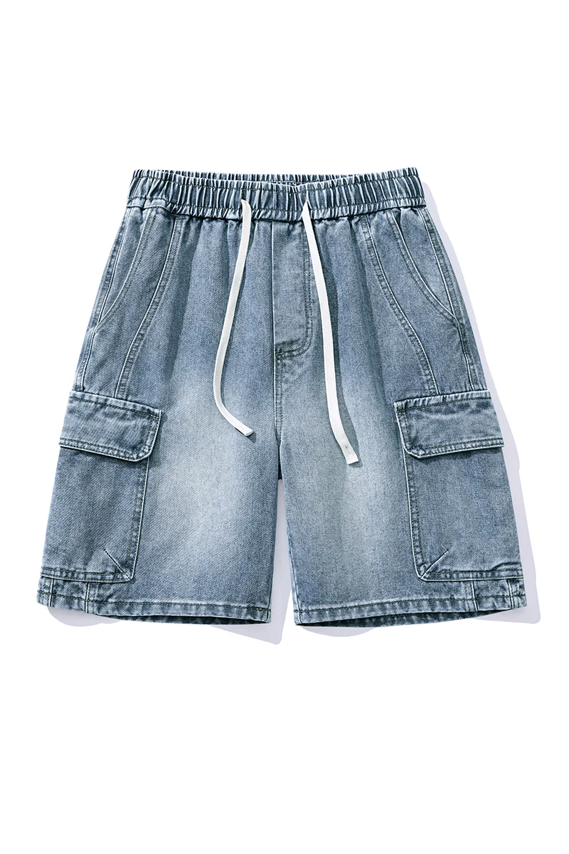 summer men's and women's casual outdoor cotton denim shorts loose sports breathable quick drying pants denim shorts summer jeans shorts
