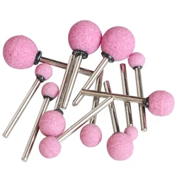 10pcs Ceramic Grinding Head Ball-type Polishing Abrasive Wheel for Rotary Tools Accessary 3mm Shaft Mounted
