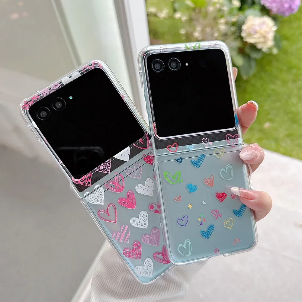 Ultra-Durable Transparent Folding Phone Case - Shockproof Hard Cover Accessory
