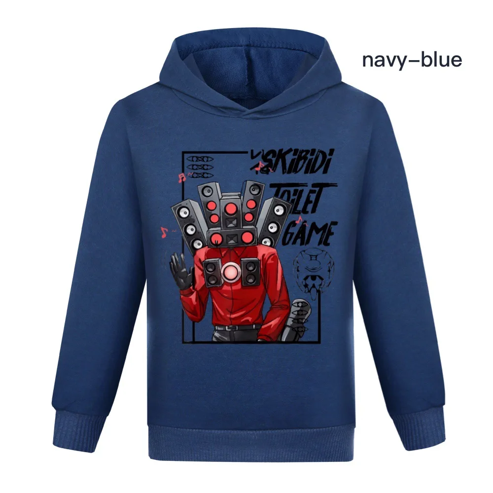 Kids Game Skibidi Toilet Hoodie Boys Game SpeakerMan Camcorder Man TvMan Cosplay Costume Children Clothing Baby Girsl Sweatshirt