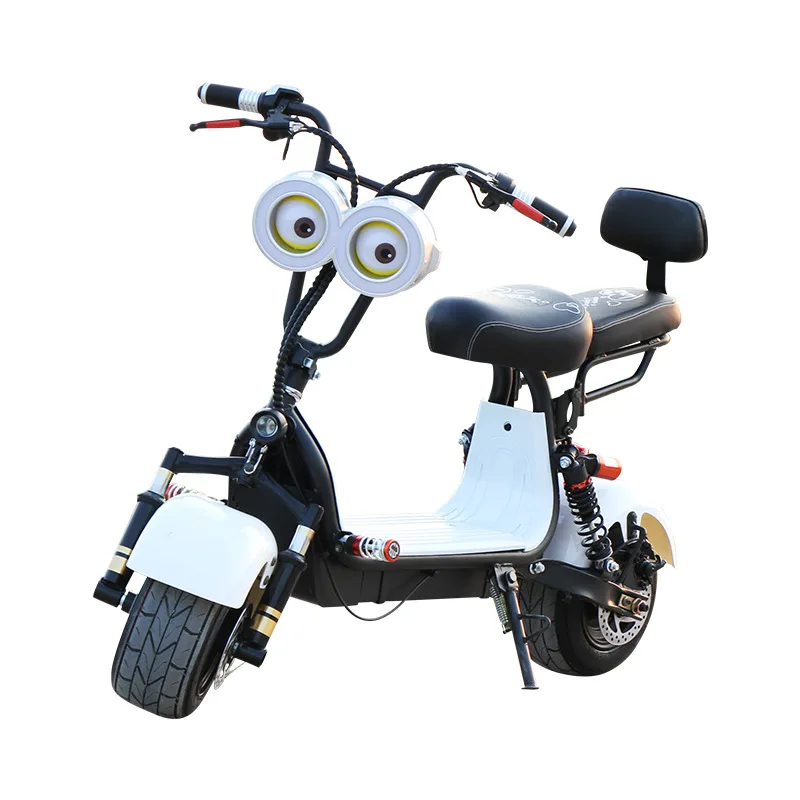 Wholesale Small Electric Bicycle Mini Scooter Adult Electric Motorcycle Car City 48V 12Ah Lithium Battery 6 Inch Fat Tire wholesale standard urban bike city electric bicycle tire electric bike bicycle 1000w for adults motorcycle electric city bike