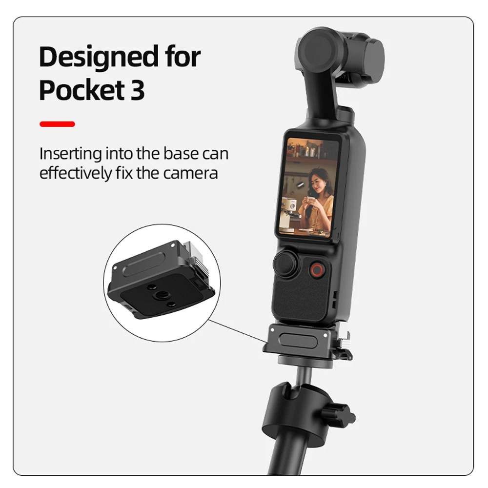 Charging Base For DJI OSMO Pocket 1/4 Mount Adapter Connector