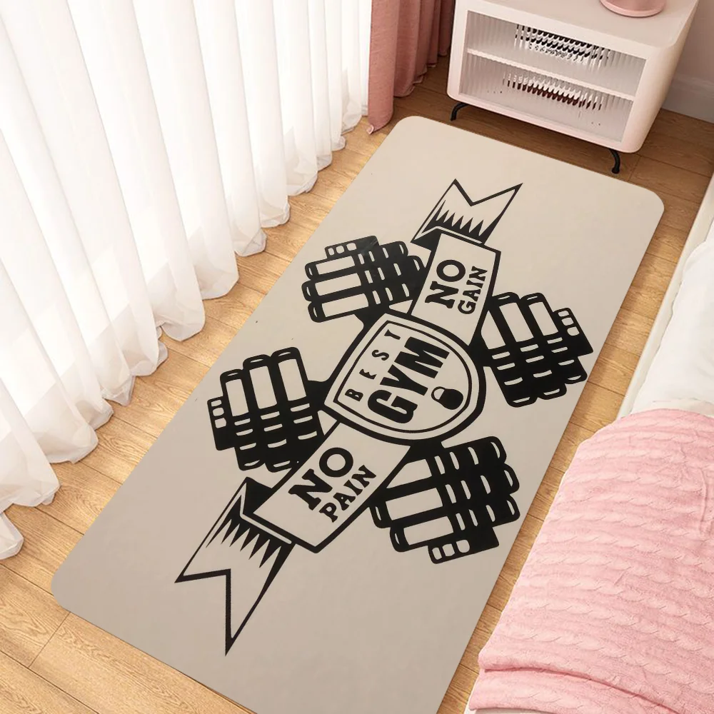 

PowerHouse GYM Room Rugs Foot Mat Anime Rug Doormat Exterior House Entrance Carpets for Kitchen Hallway Carpet Bedroom Mats Home