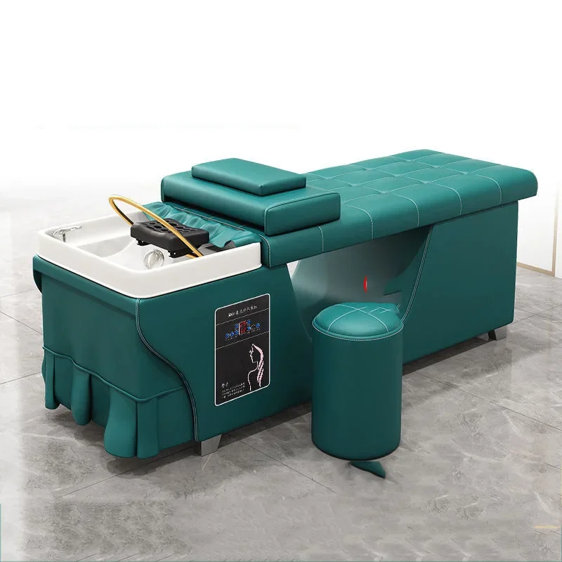 Comfy Portable Shampoo Chair Water Therapy Head Spa Hair Washing Bed Luxury Design Barbershop Cadeira Ergonomica Salon Furniture