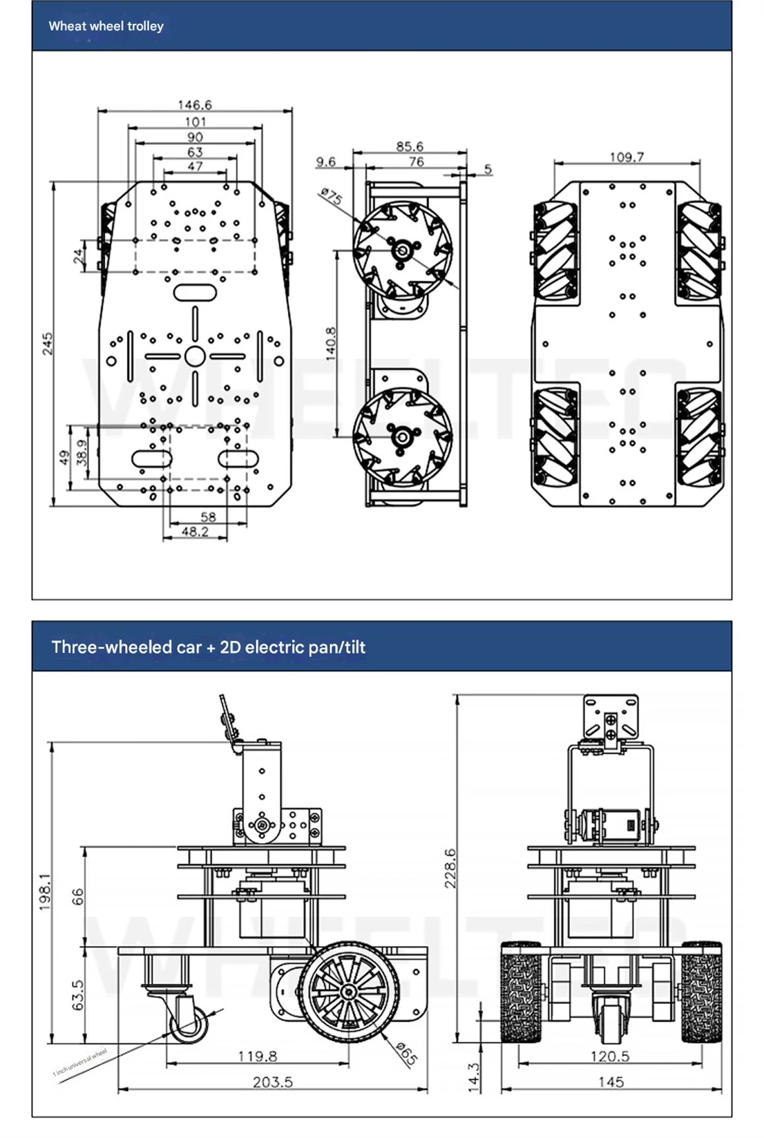 WHEELTEC R3X Series Intelligent Car Chassis
