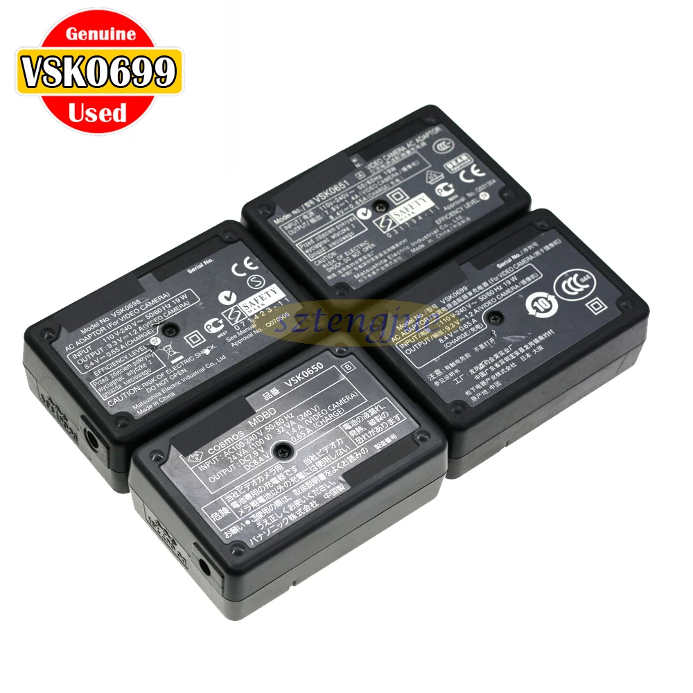 Used Original VSK0650 VSK0651 VSK0698 VSK0699 charger for Panasonic CGA-DU06 CGA-DU12 CGA-DU14 CGA-DU21 VM-VBG070 VM-VBG130