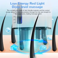 Masseur électrique de cuir chevelu, peigne de Massage par Vibration à lumière rouge, huile essentielle, Guide liquide, masseur Anti-perte de cheveux, outil de soins du cuir chevelu 3