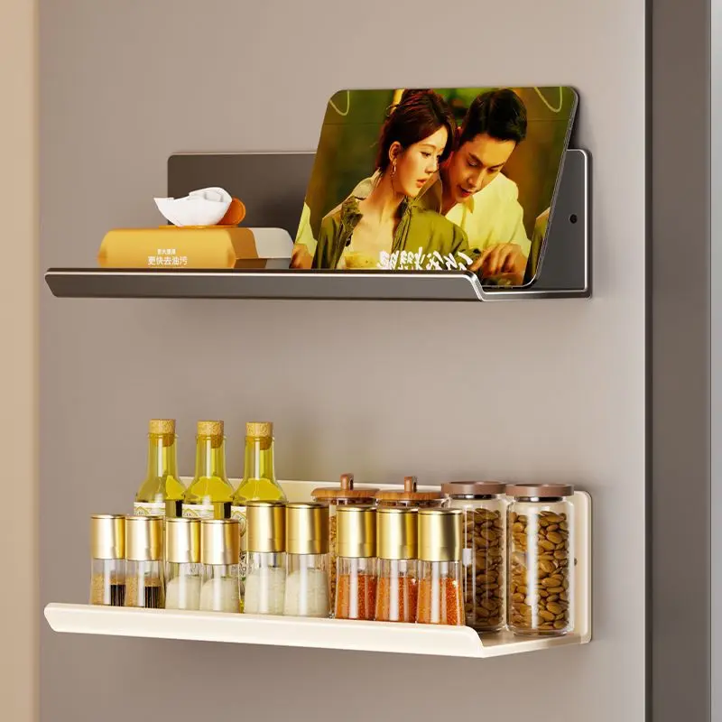 VelmoraMart magnetic shelf for fridge and kitchen storage