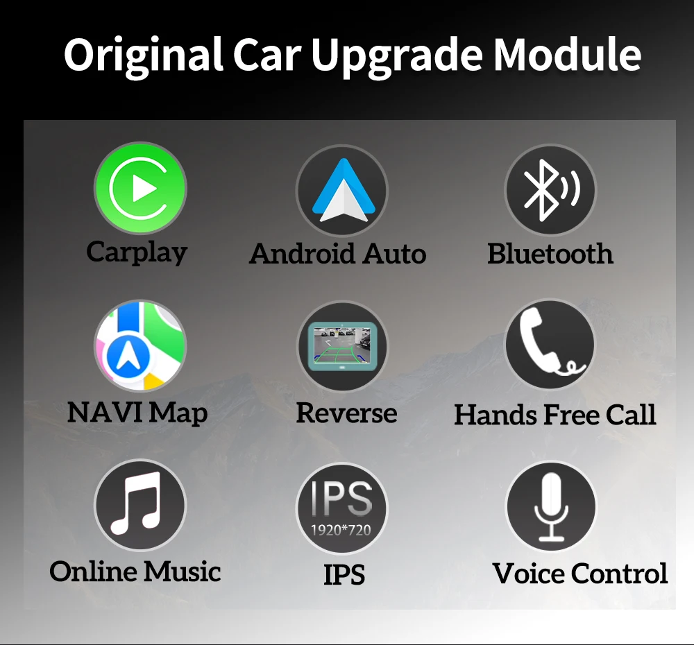 Radio para coche con CarPlay inalámbrico para Linux y Android Auto para Audi A6 C6 Q7, reproductor multimedia con pantalla táctil, Mirrorlink HD 1920*720P 3