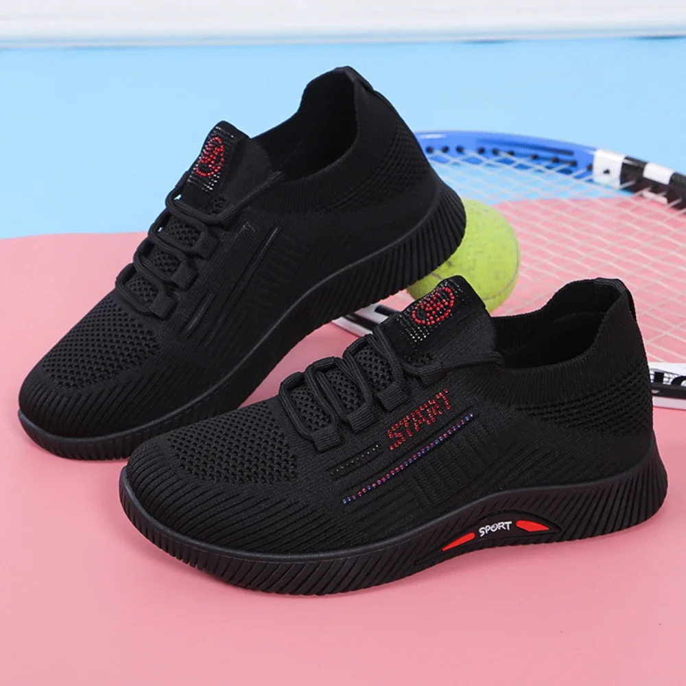 

Кроссовки женские из дышащего сетчатого материала, повседневная спортивная обувь на шнуровке, на платформе, дизайнерские прогулочные кеды, лето