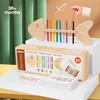 Fish Bone Wooden Pairing Children Puzzle Color Cognition Early Education Fine Motor Training Montessori Teaching Aids Toys 4
