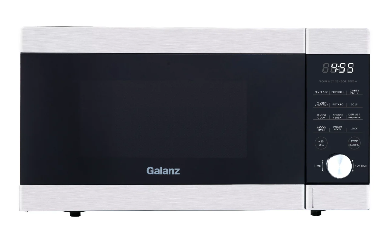 

Galanz Express Wave 1.1 cu. ft. Sensor Cook Countertop Microwave Oven, 1000 Watts, Stainless Steel