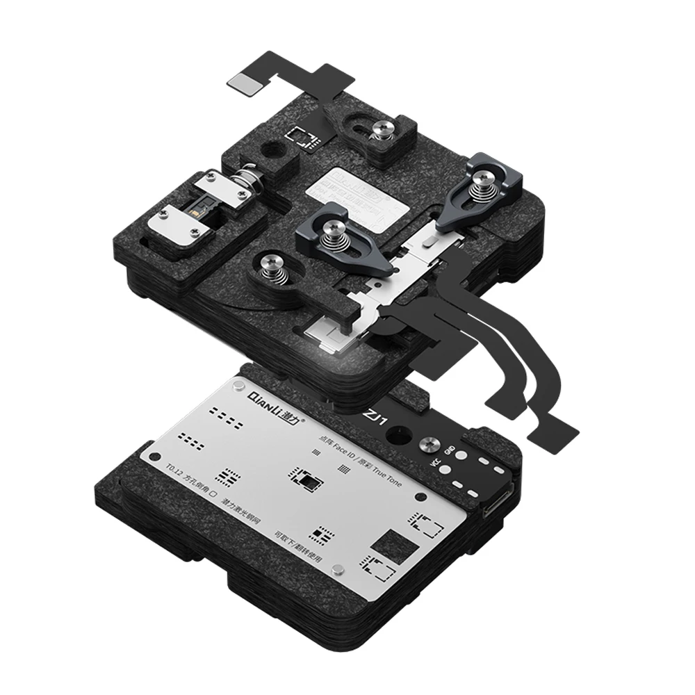 

Updated DZJ1 Front Facing Camera Fixture For iPhone X-11PRO MAX Face ID Maintenance Dot Projector Matrix Repair Holder Qianli