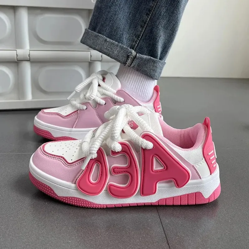 Korea Love Korean New Trend Letter Shoes Couple Luxury Design Fashion