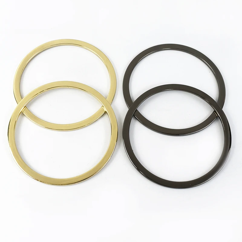 2 Stücke Deepeel 8 cm Mode Metall O Ring Taschengriff Frauen Handtasche Handgelenk Schleife Geldbörse Rahmen DIY Dekoration Handwerk Hardware Zubehör