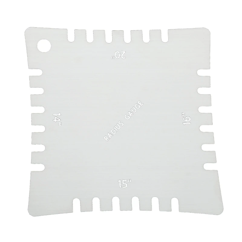 

4 шт. гитарные измерительные инструменты для измерения радиуса грифа с надрезом для мастера