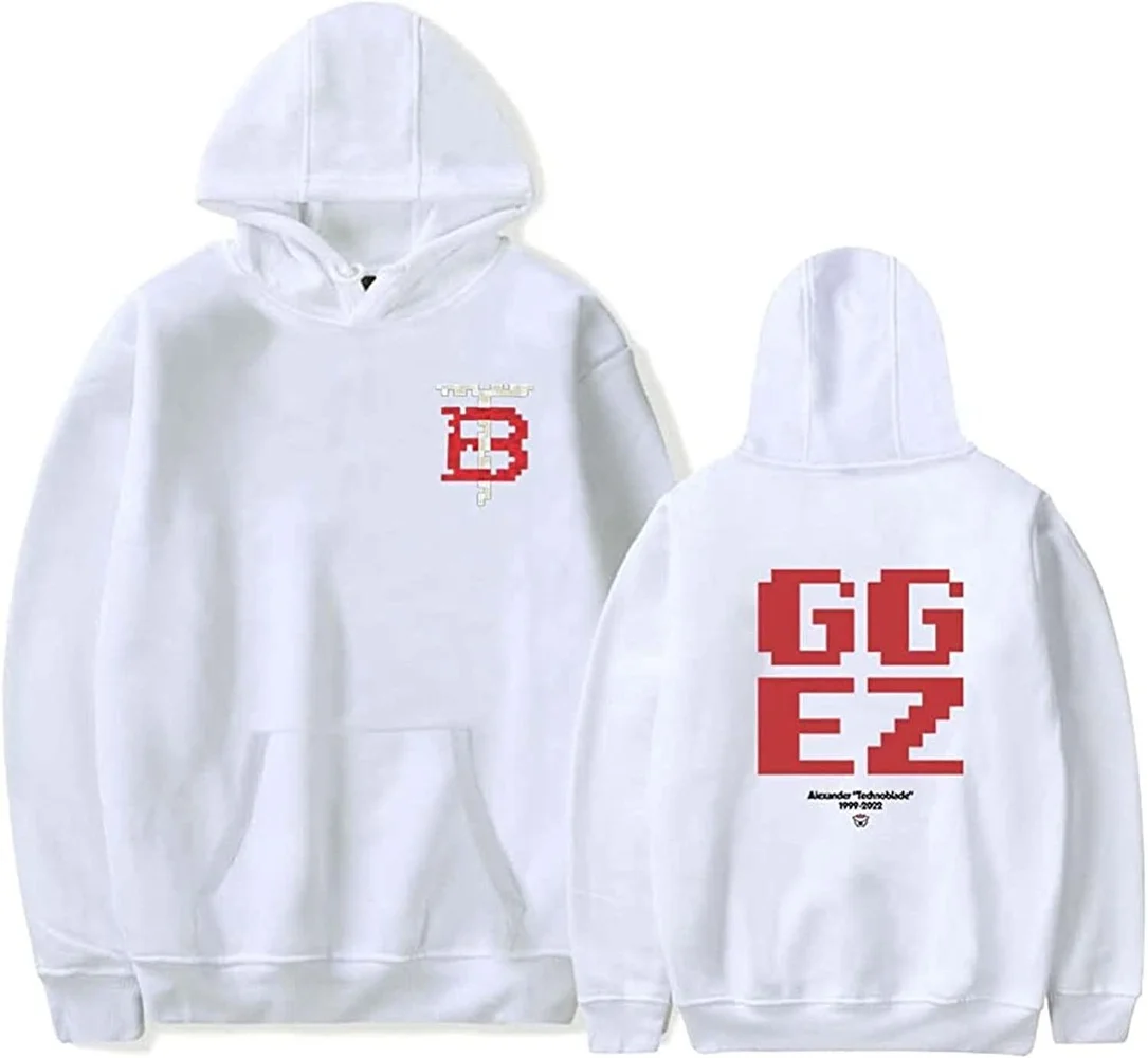 Technoblade Never Dies GGEZ Merch Game Anchor Rip Unisex Long Sleeve Hoodie Women Men Sweatshirt Rest in Peace Clothes