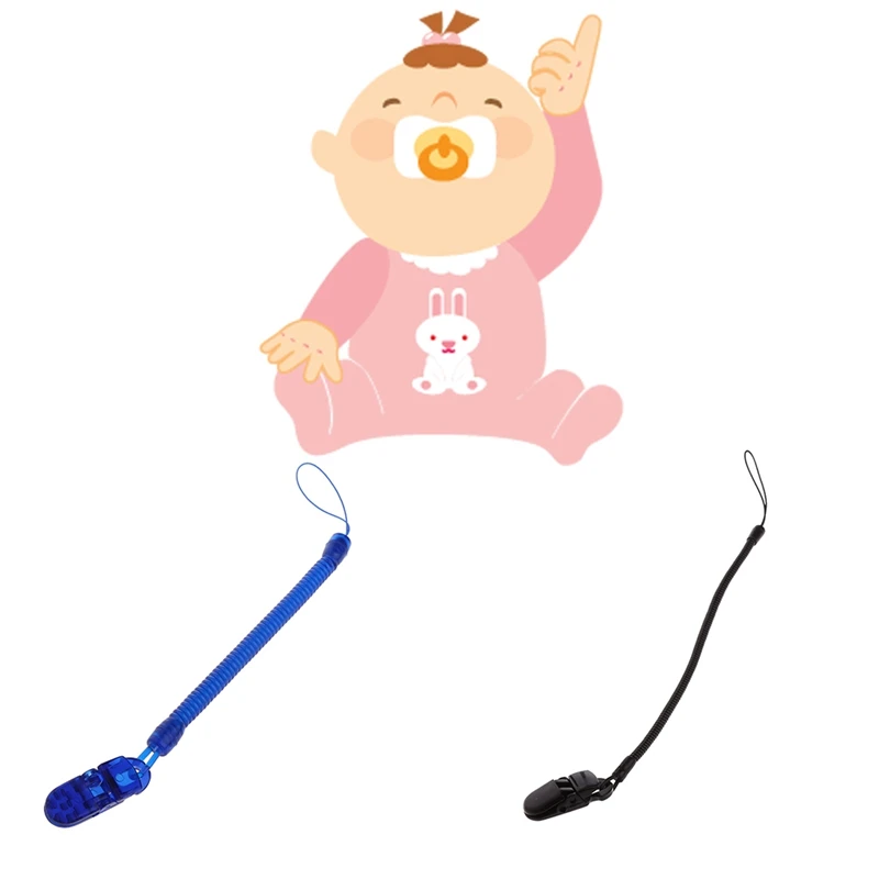 

Spring Pacifier Chain For Newborn Retractable Pacifier Clip Infant Teething Holder Teething Soother Chew Clips