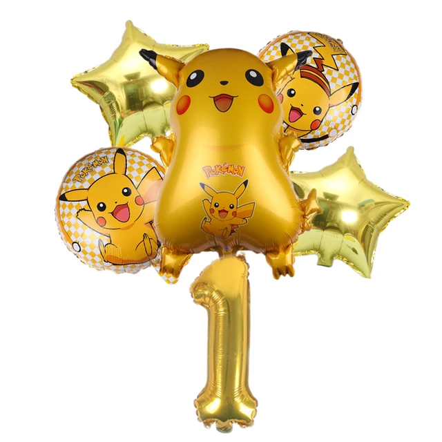 Bouquet Set de Globos - Pokemon Pikachu