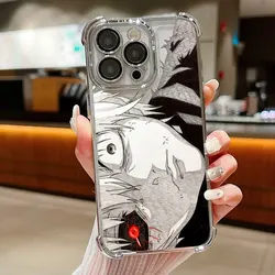 Tokyos Anime Ghouls Clear Phone Case Cover - Galaxy A56 A36 (DSSIL 01)