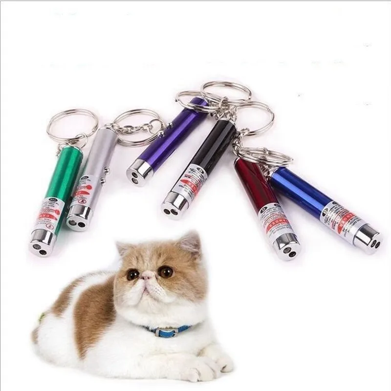 

5 Colors LED Light Laser Toys Tease Cats Rods Red Laser Pen Funny Interactive Goods For Pets Visible Light Laserpointer